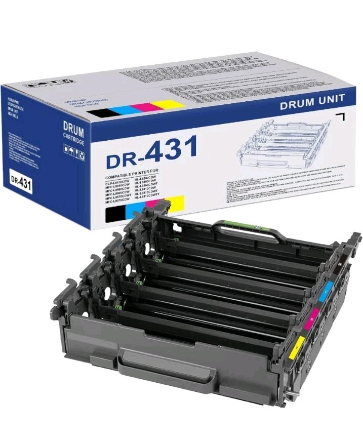 DR431CL Drum Unit 1PK BK/C/M/Y Replacement for HL-L8260CDN MFC-L8610CDW 1-Pack