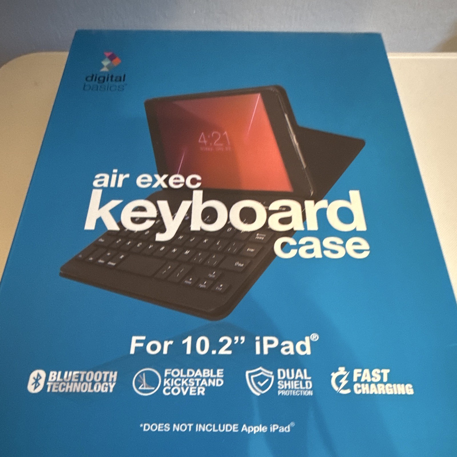 Digital Basics Air Exec Bluetooth Keyboard Case 10.2in iPad Black