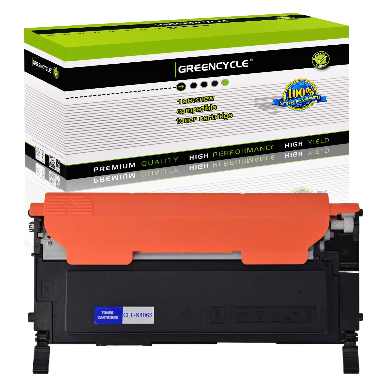 1Pk Bk Toner for Samsung CLT-K406S CLX-3300 3302 3303FW 3304 3305FN/FW/W 3307FW