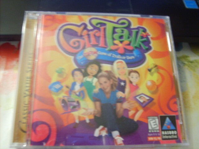 GIRL TALK~THE CD-ROM GAME OF TRUTH OR DARE~1998 HASBRO INTERACTIVE VG/C CD-ROM