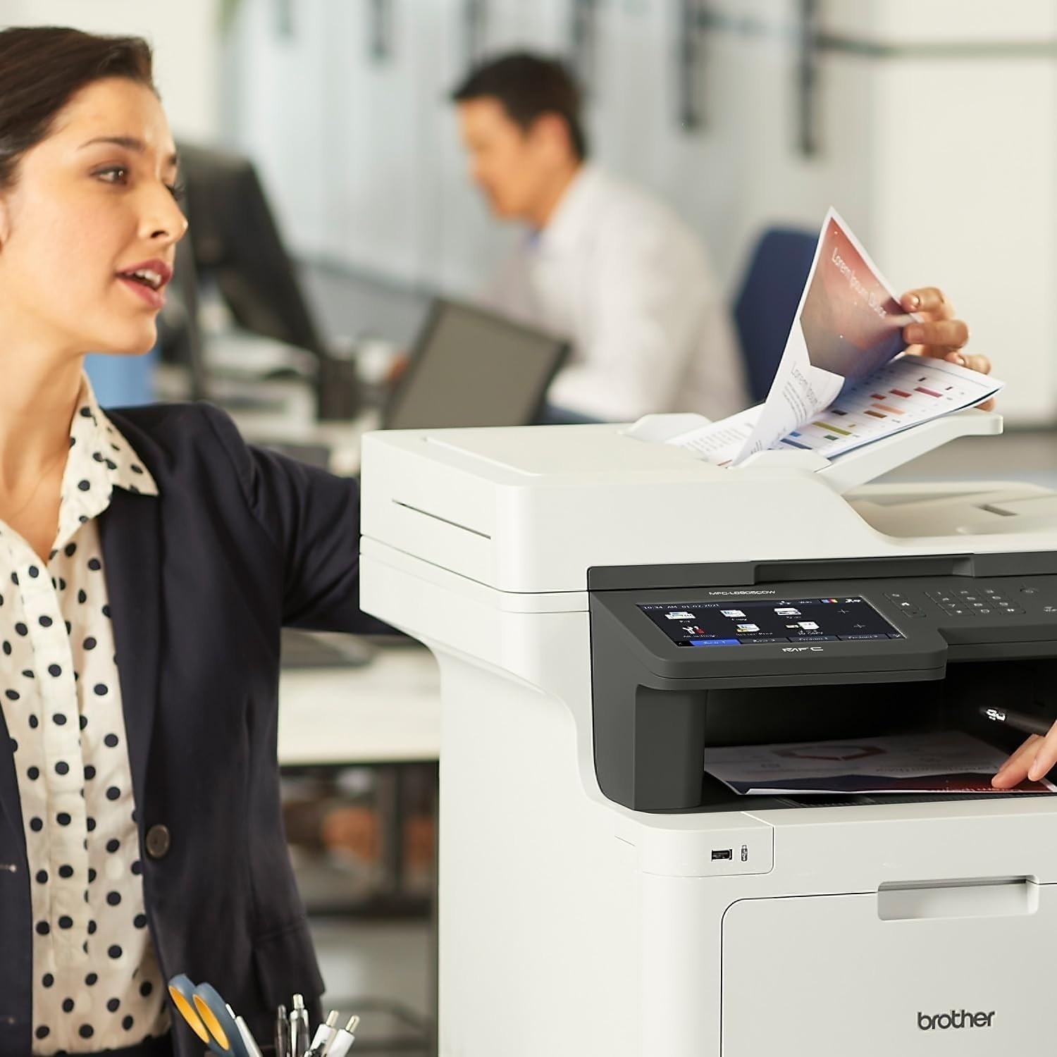 Brother MFC-L8905CDW Business Color Laser All-In-One Printer – Open Box