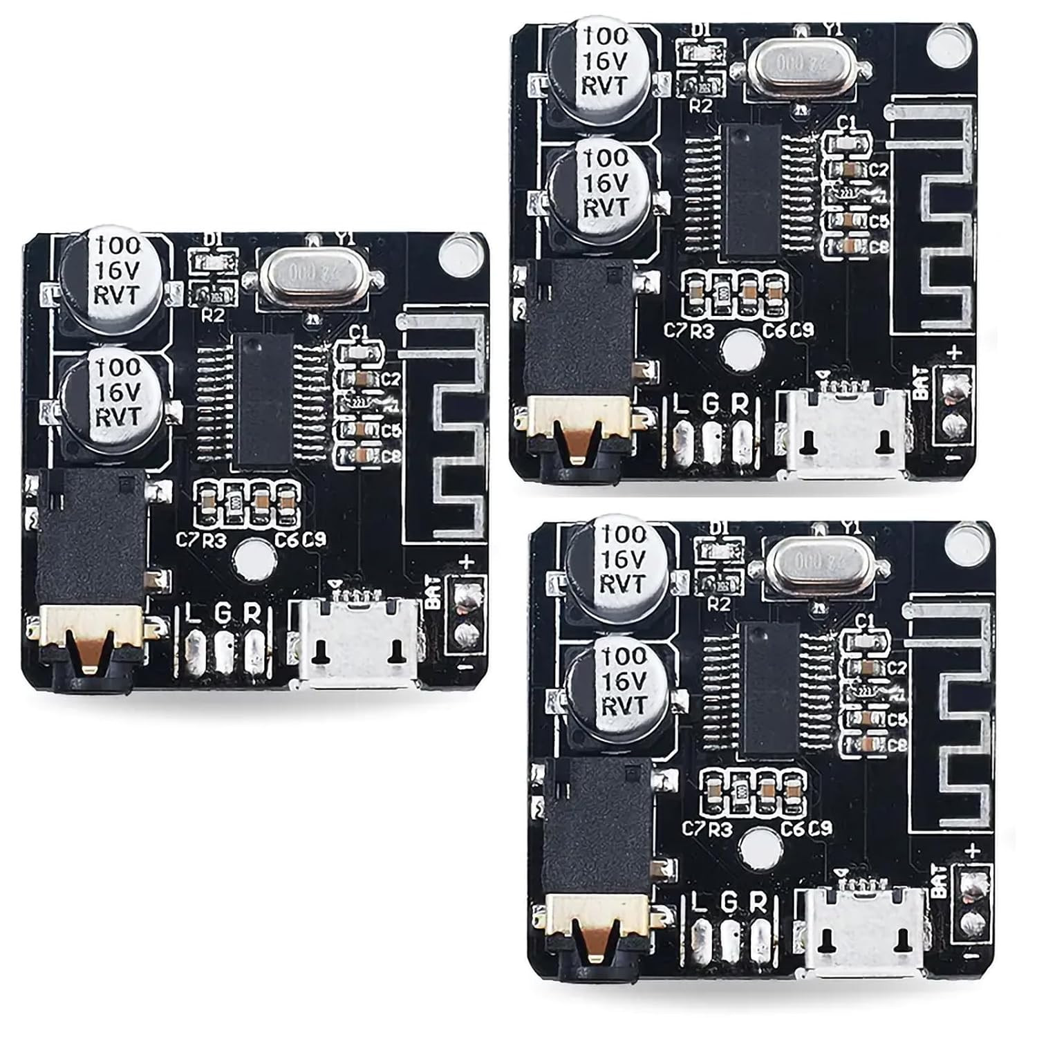 Bluetooth 5.0 Audio Receiver Module - DIY MP3 Decoder Board for Car Audio