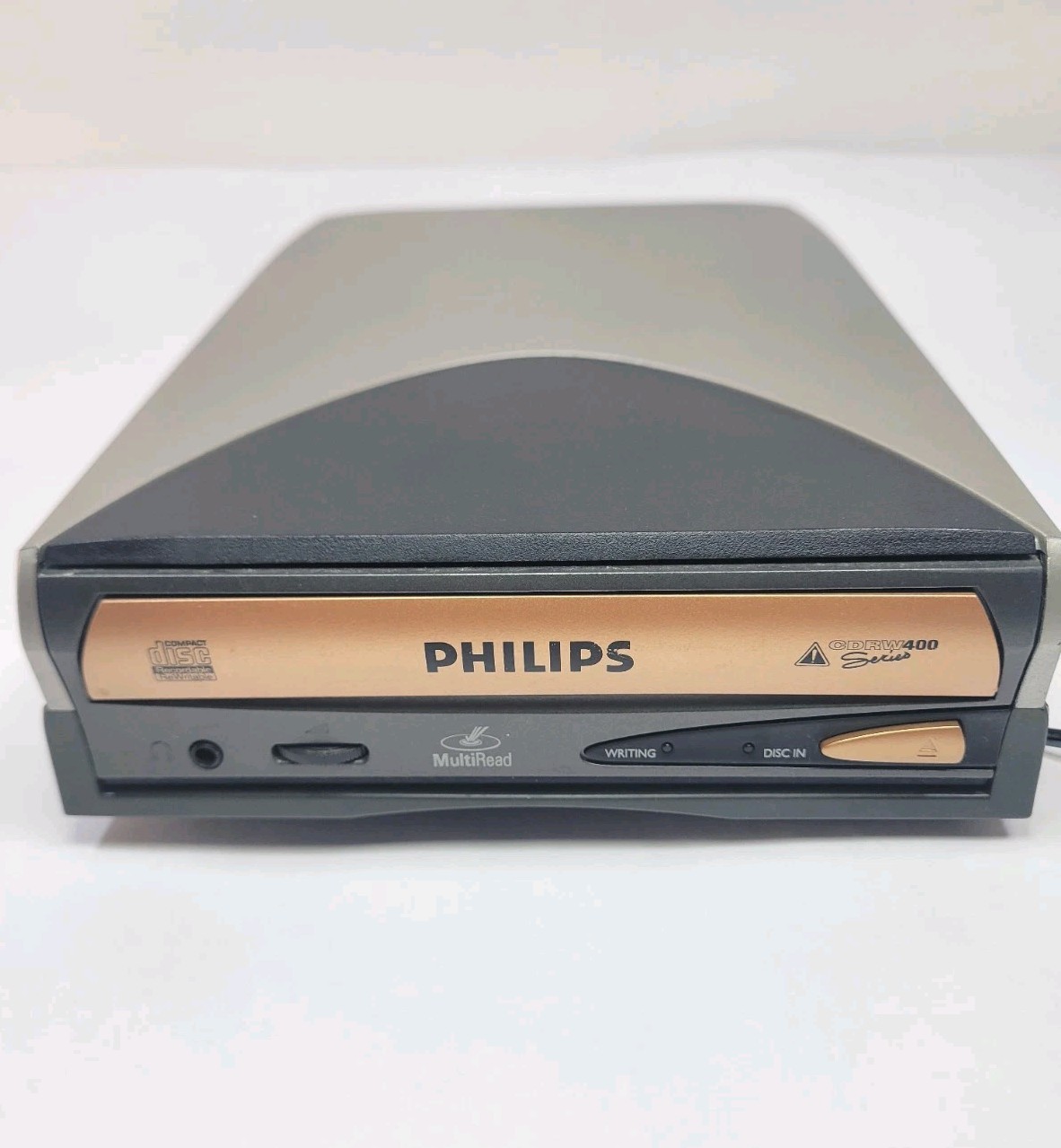 Philips CDRW400 External USB CD‑RW Drive 4x Write 4x Rewrite 