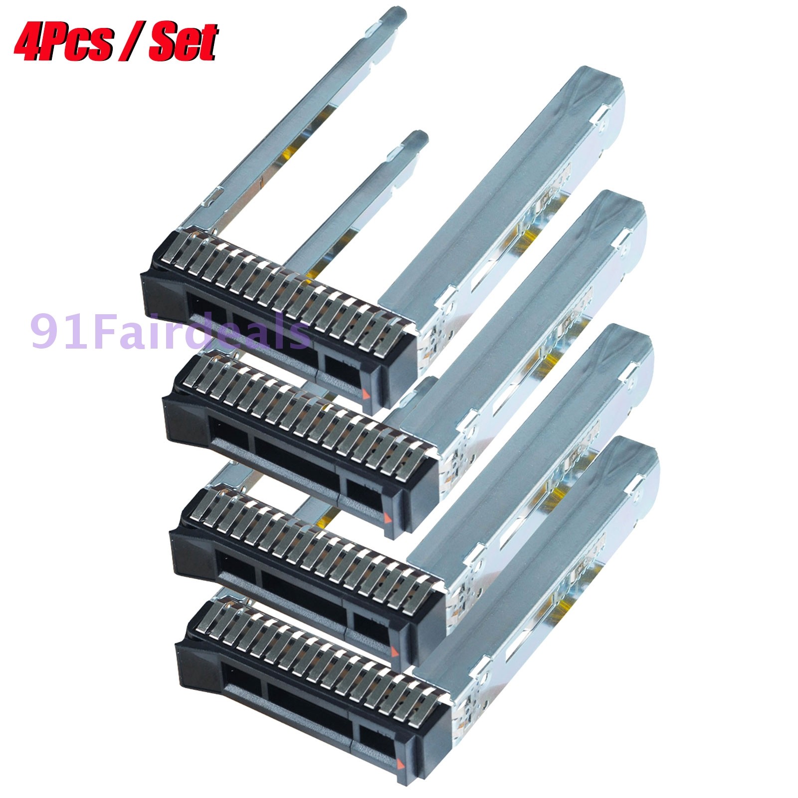 4Pc Lenovo 2.5" SAS SATA Hard Drive Tray Caddy for ST550 ST558 SR530 SR550 SR560