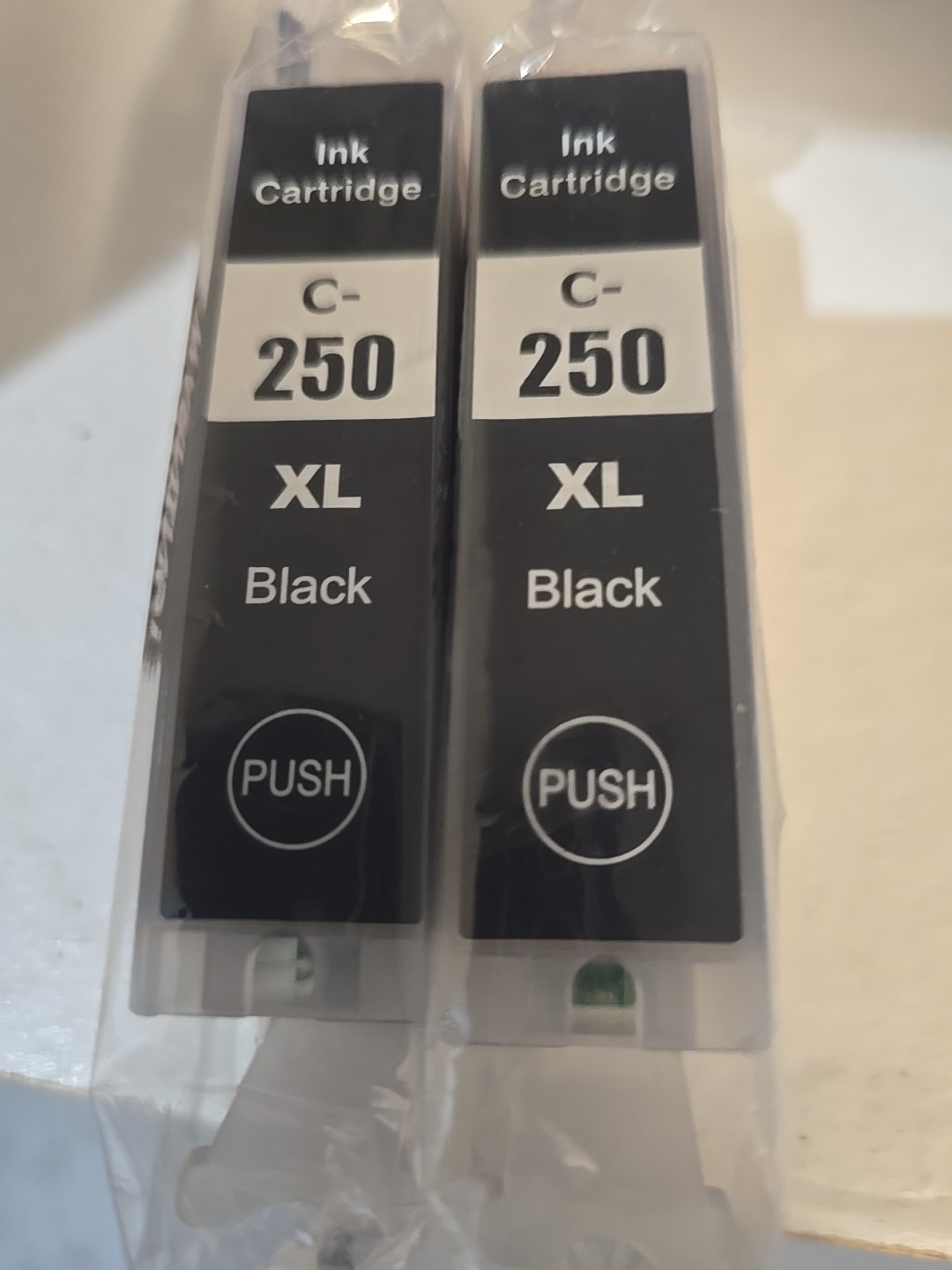 2 GPC Image 250 XL black ink cartridge C250 XL