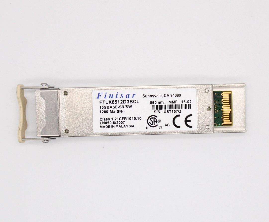Finisar 10GBASE-SR/SW XFP 850nm FTLX8512D3BCL Transceiver Module 