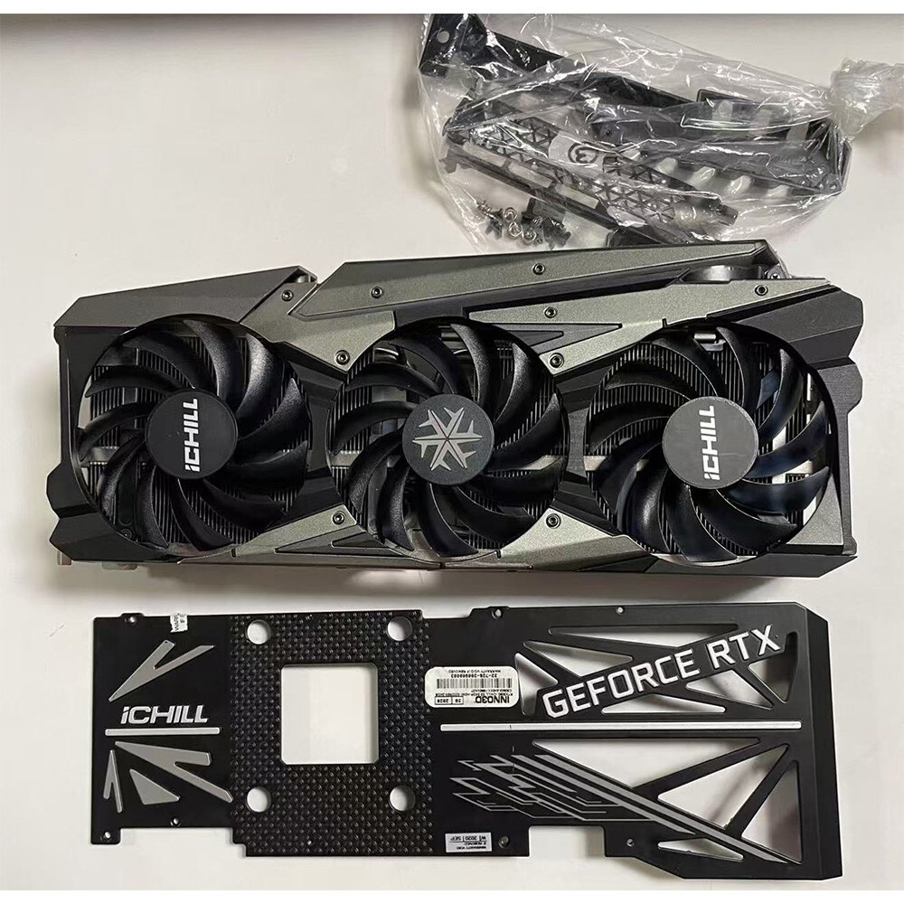 For INNO3D RTX3090 ICHILL X3 3XDP Heatsink Cooling Fan (without PCB board)