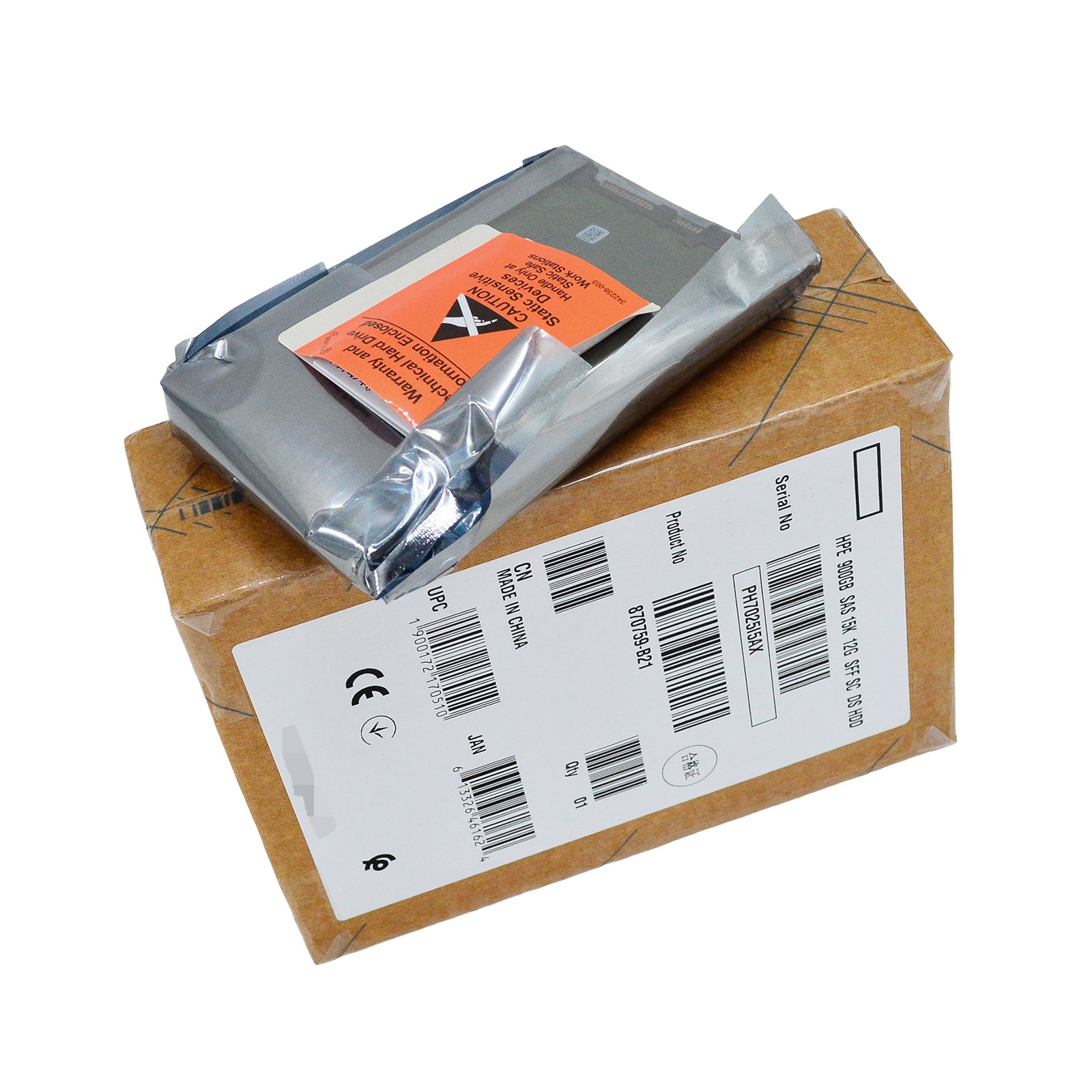 870795-001 HPE 900GB 12G SAS 15K ENT 2.5" DS HDD Server 870759-B21 US NEW