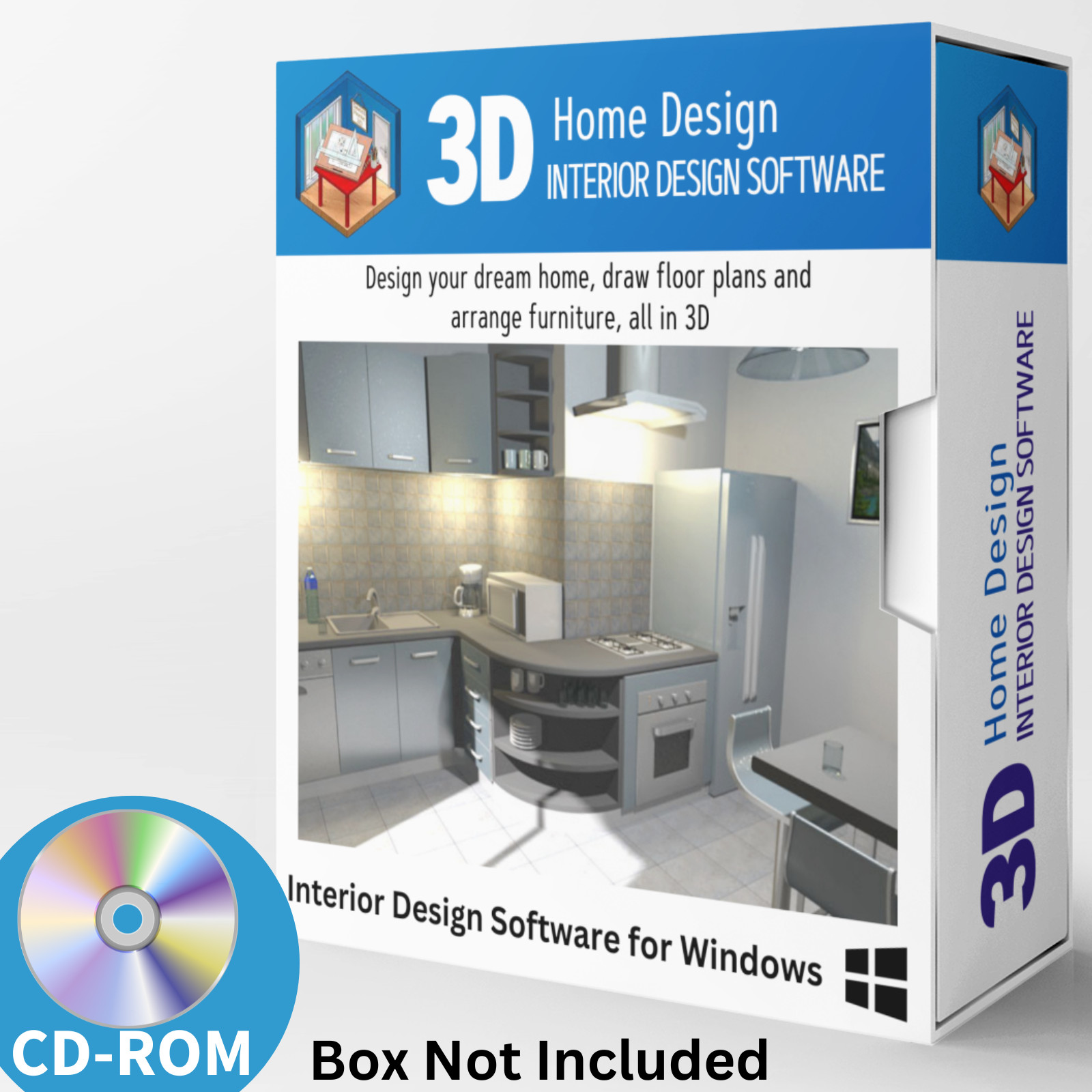 Sweet Home 3D - Graphic Interior Design CAD Architect Software for Windows on CD