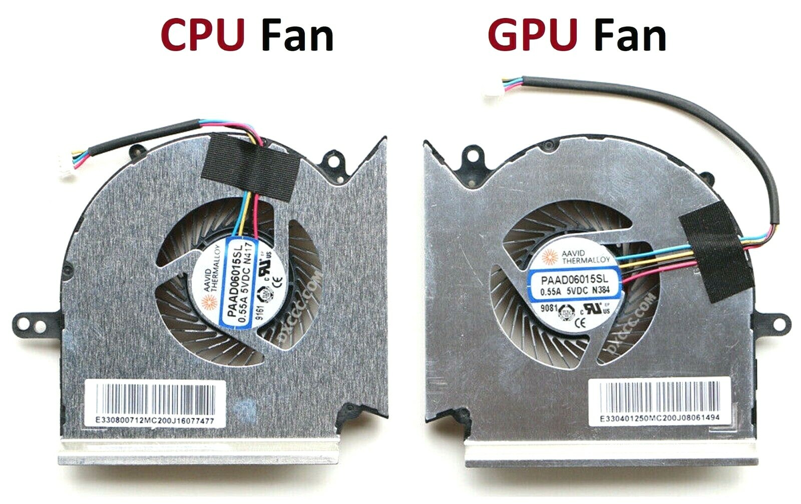 Original NEW CPU GPU Cooling Fan for MSI GE63VR MS-16P1 GE73VR MS-17C1 N383 N384
