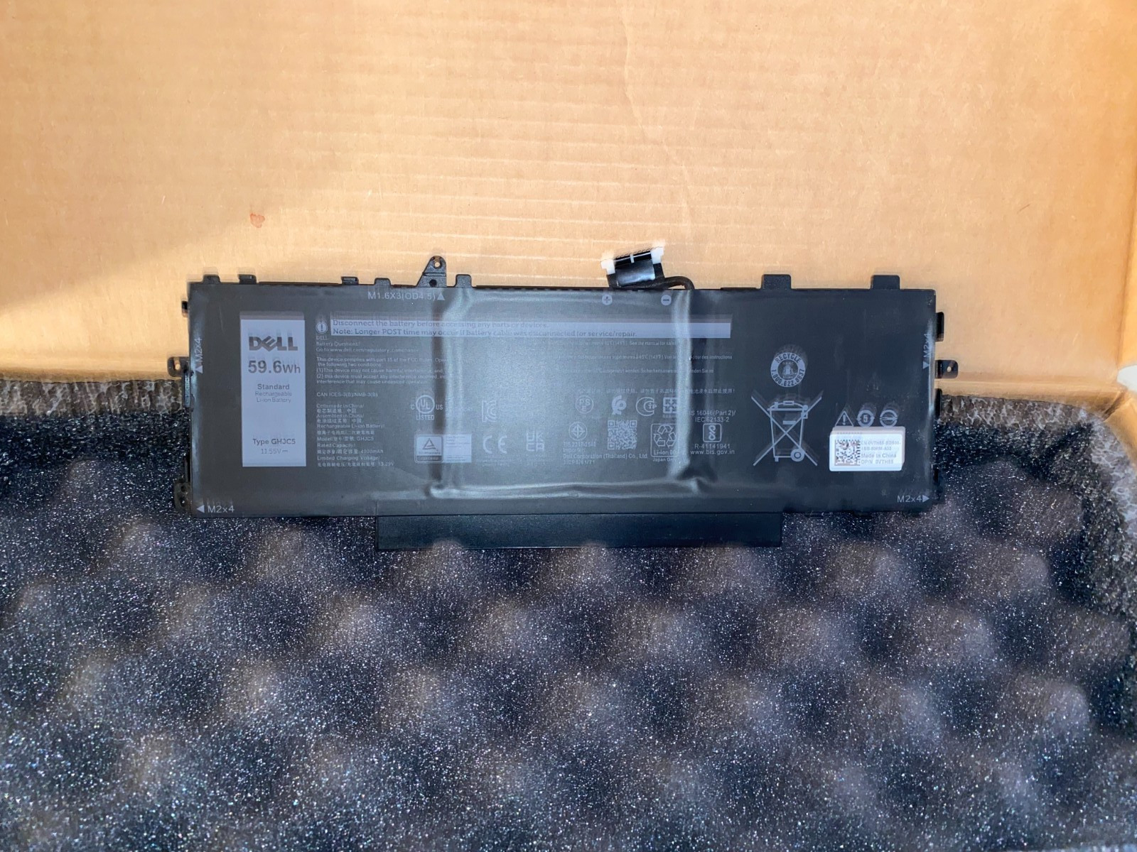 NEW Genuine Dell 59.6Wh 0VTH85 Rechargeable Li-Ion Battery Type GHJC5