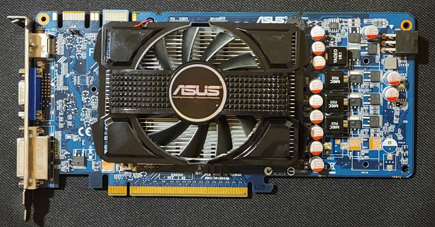 ASUS GeForce 9600 GSO 512MB 128-Bit DirectX 10 GDDR3 HDMI VGA DVI Video Card