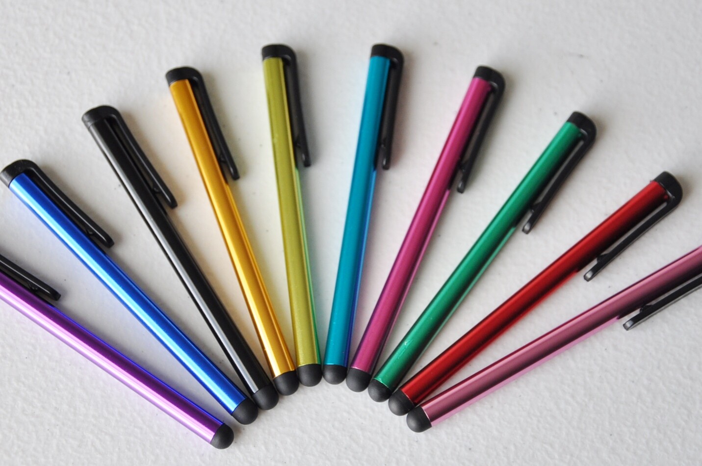 (PACK) ALUMINUM STYLUS CAPACITIVE TOUCH PENS FOR apple iPhone X 8 7 6 ipod nano