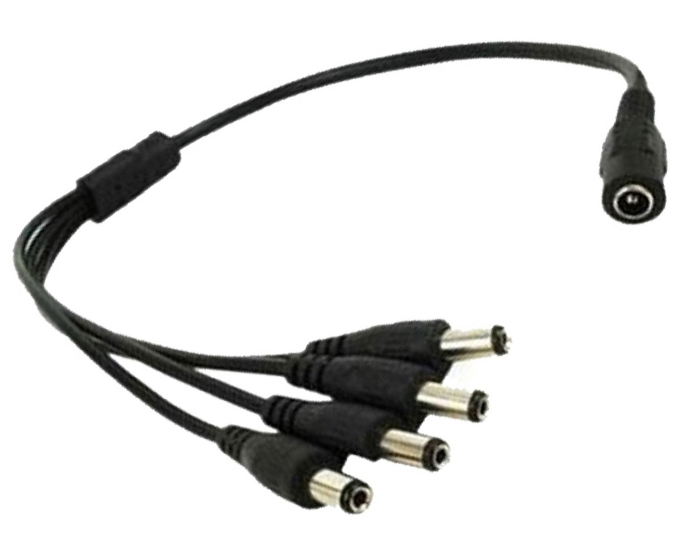 1 to 4 Way DC Power Splitter Adapter Cable Cord 4 CCTV Security Camera Cameras