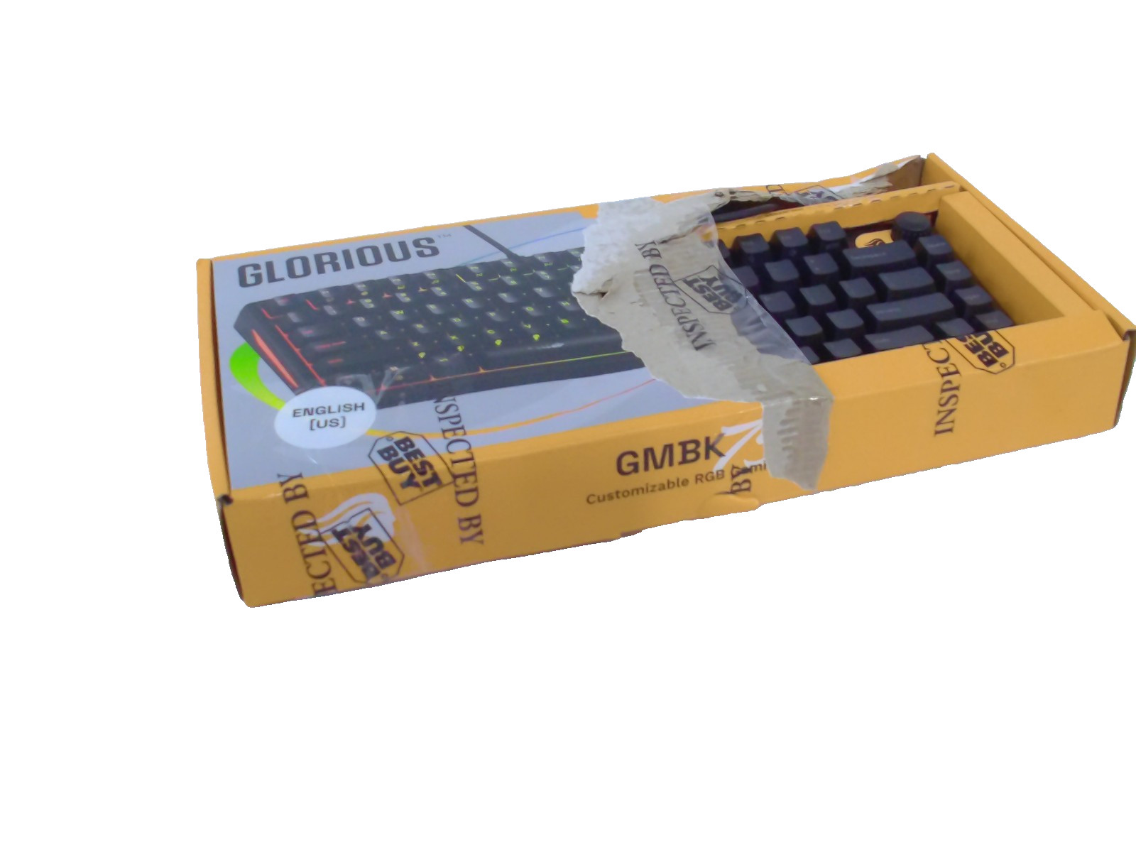 Glorious - GMBK 75% Wired Membrane Gaming Keyboard read
