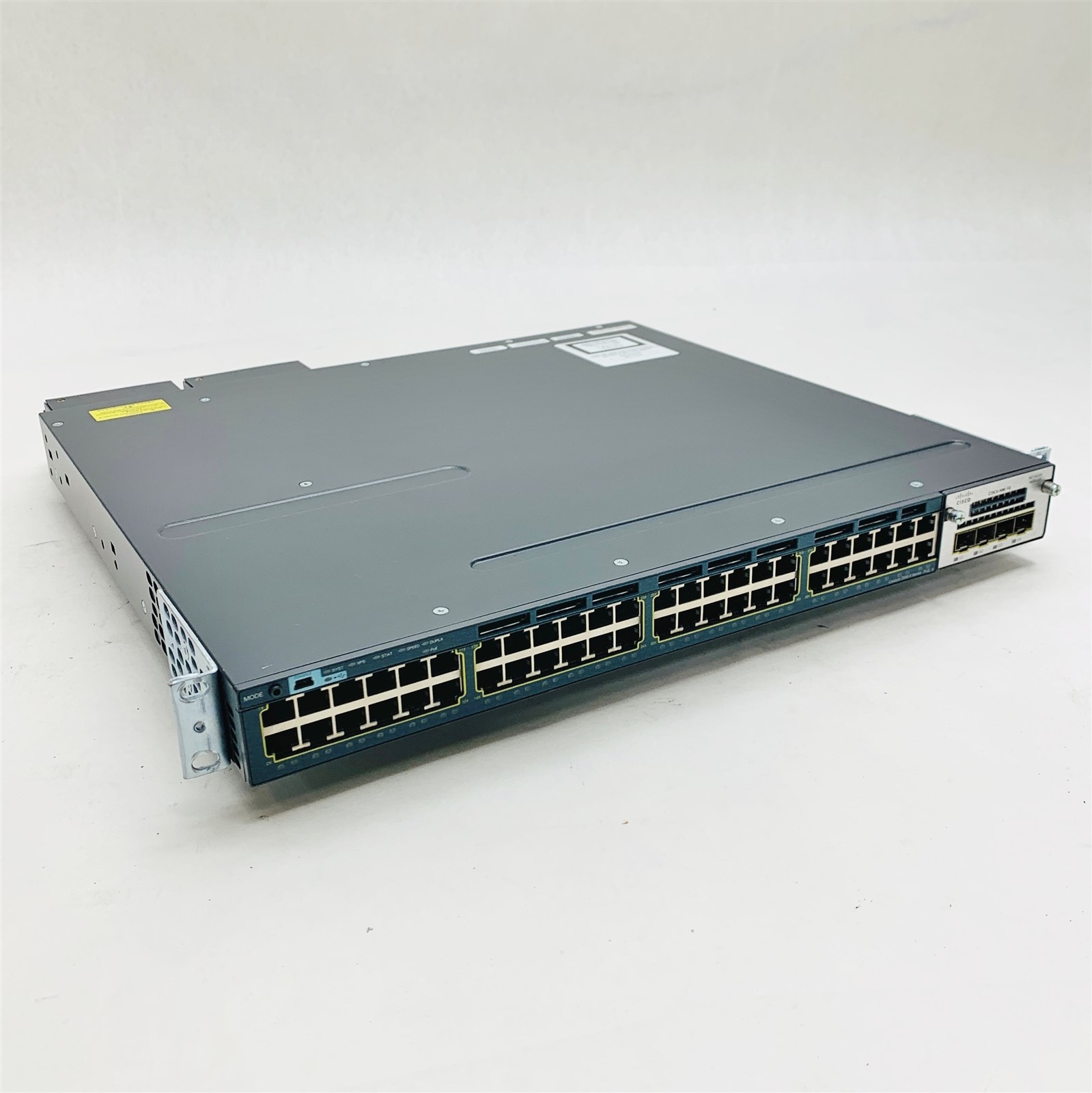 Cisco 3560-X WS-C3560X-48PF-S PoE+ 48-Port Gigabit Switch w/1*C3KX-NM-1G 2*PSU