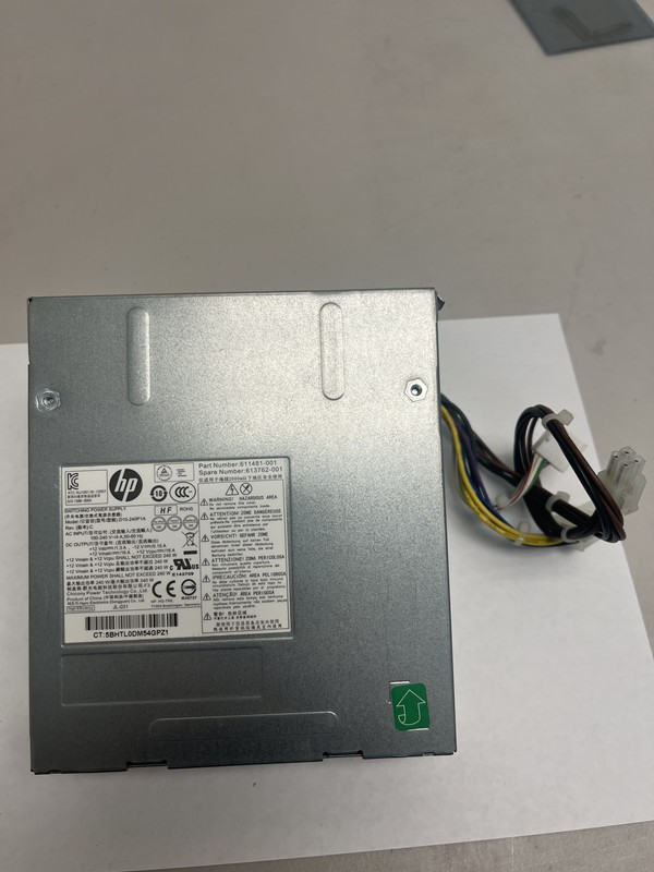 HP 240W Power Supply D10-240P1A 611481-001 EliteDesk ProDesk 6200 8200 SFF