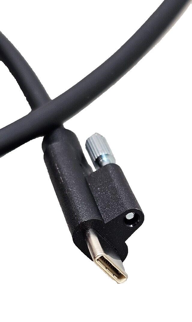 25PCS NCR/Amphenol 1.3m USB-C to USB-C Cable w/ Single Locking Screw 10Gbps 60W