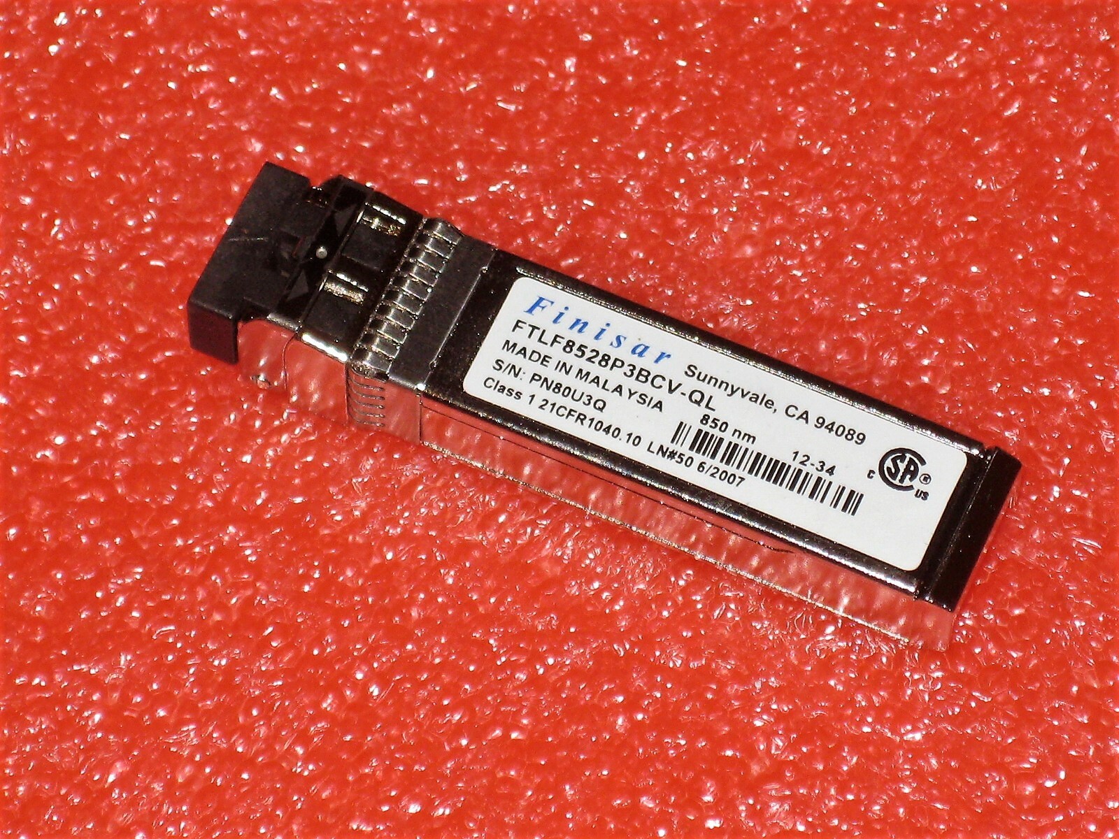 Genuine Qlogic Finisar 8Gb FTLF8528P3BCV-QL 850nm FC SFP+ Optic Transceiver 8G