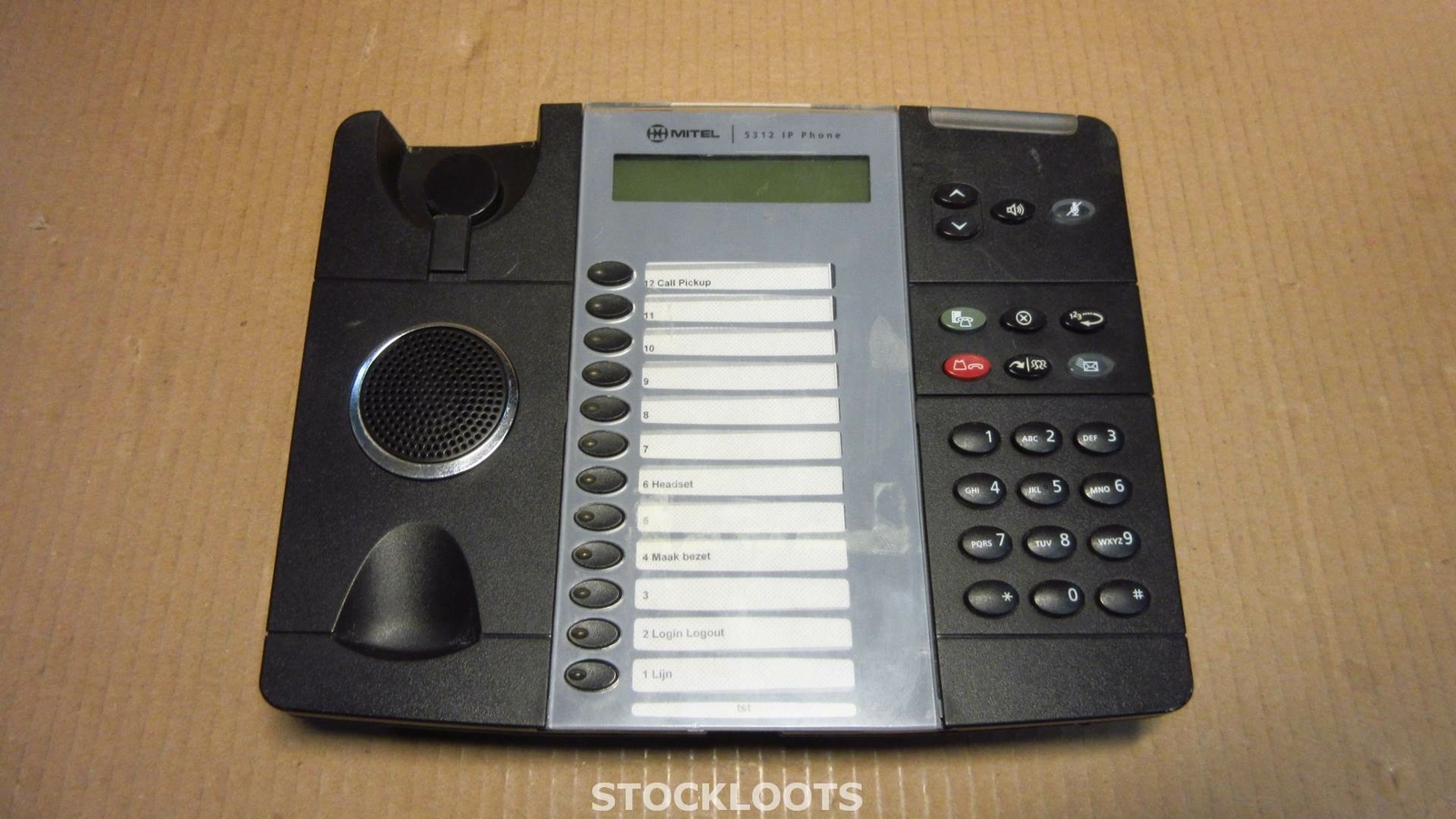 Mitel MiVoice 5312 IP VOIP Dual Mode Backlit Display Phone Black EXCL HANDSET