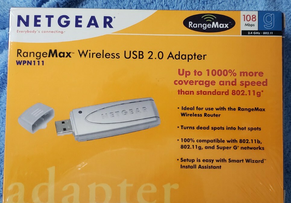 NetGear WPN111 (606449039818) Wireless Adapter