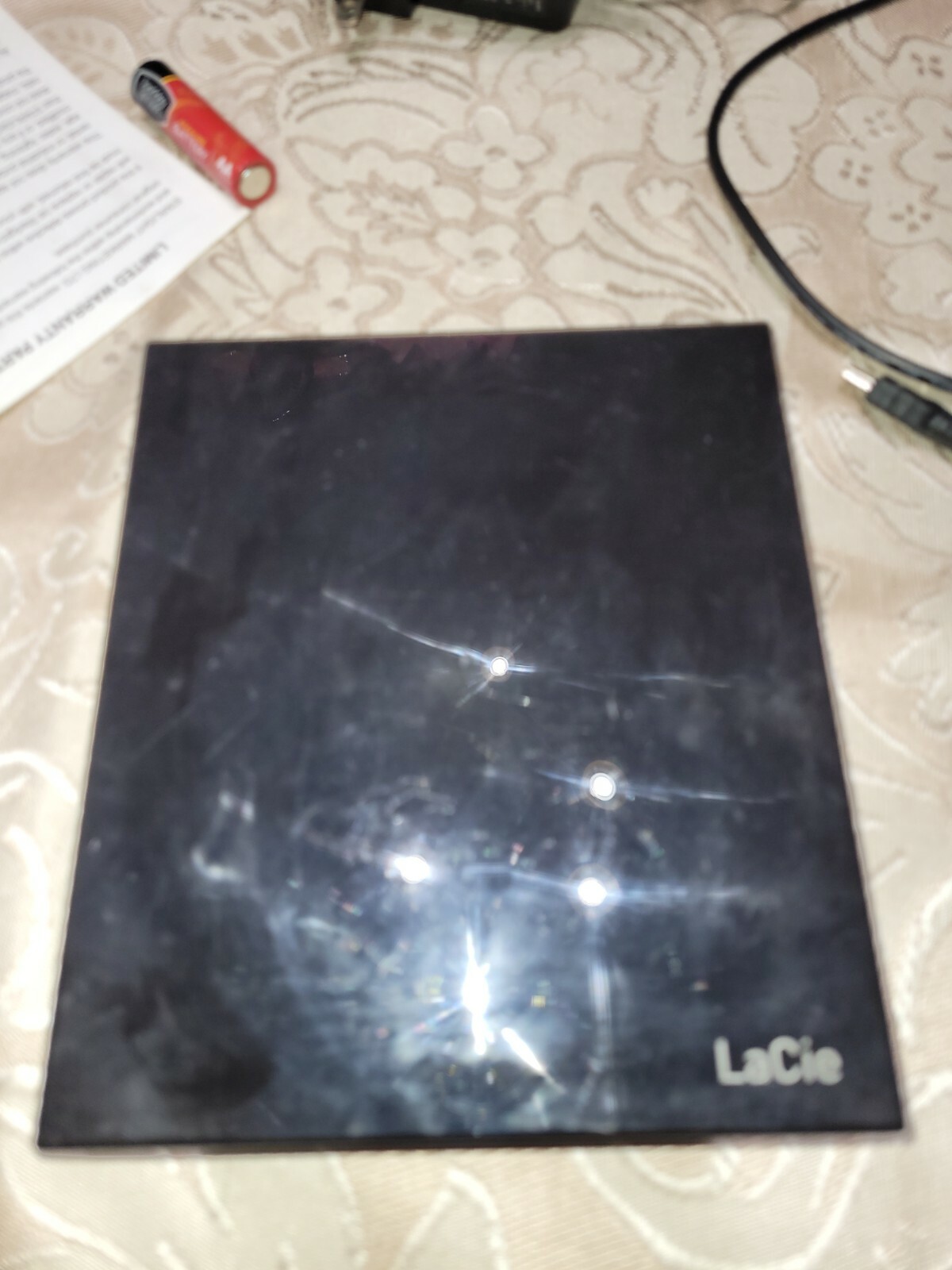 LaCie PSC2 USB 2.0 8x Portable DVD+-RW Drive Design by Sam Hecht