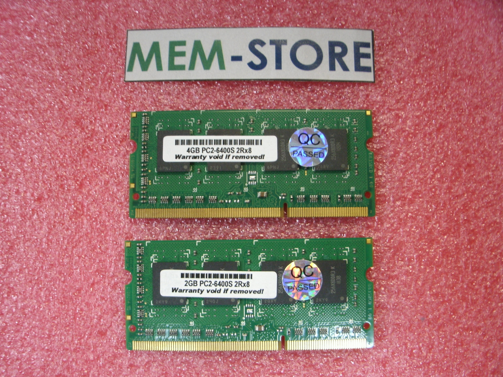 6GB (2GB+4GB) DDR2-800 PC2-6400 SODIMM Memory  iMac 20" 2008 2.4Ghz 2.66Ghz