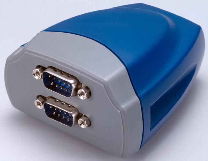 VSCom USB to 2-port serial adapter, RS232, FTDI chipset
