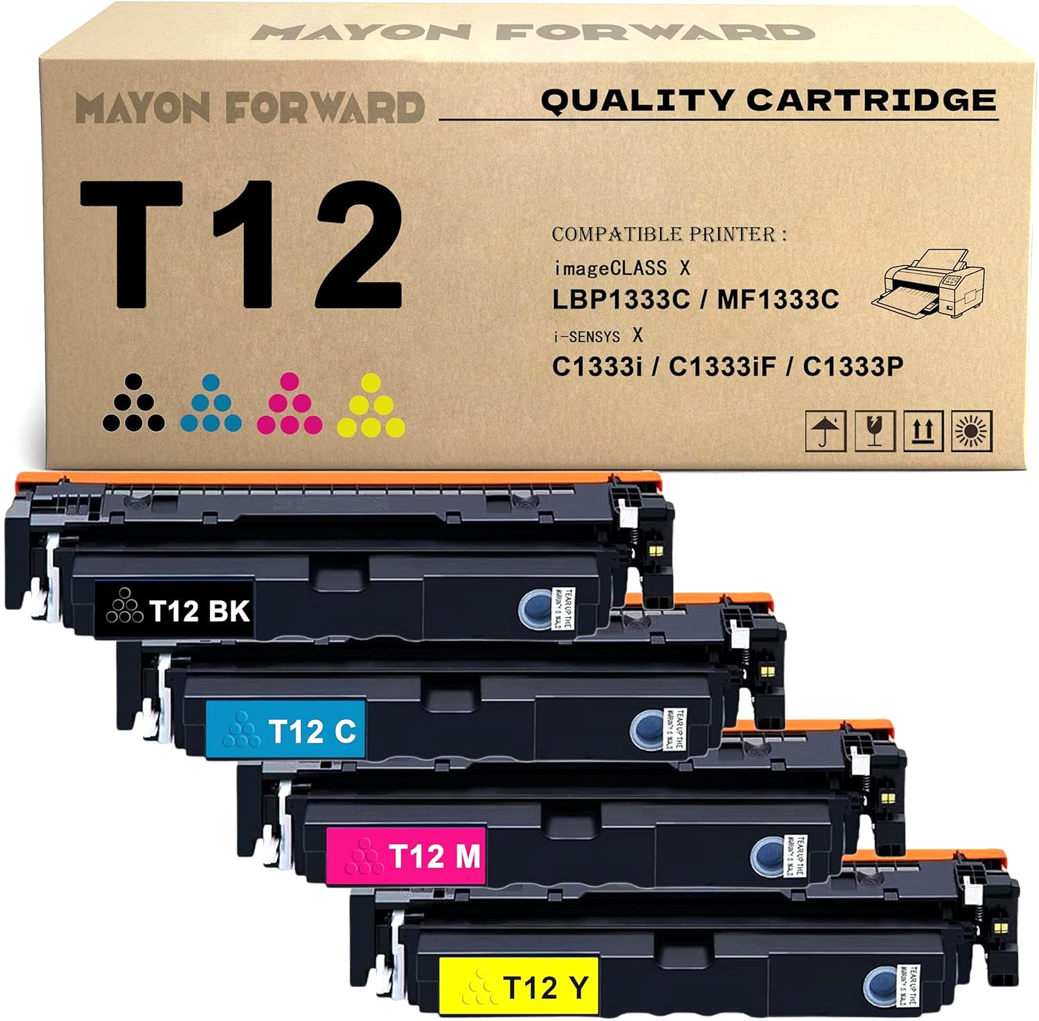 T12/T12L Toner Cartridge for Canon Color imageCLASS X LBP1333C/MF1333C/i-SENSYS