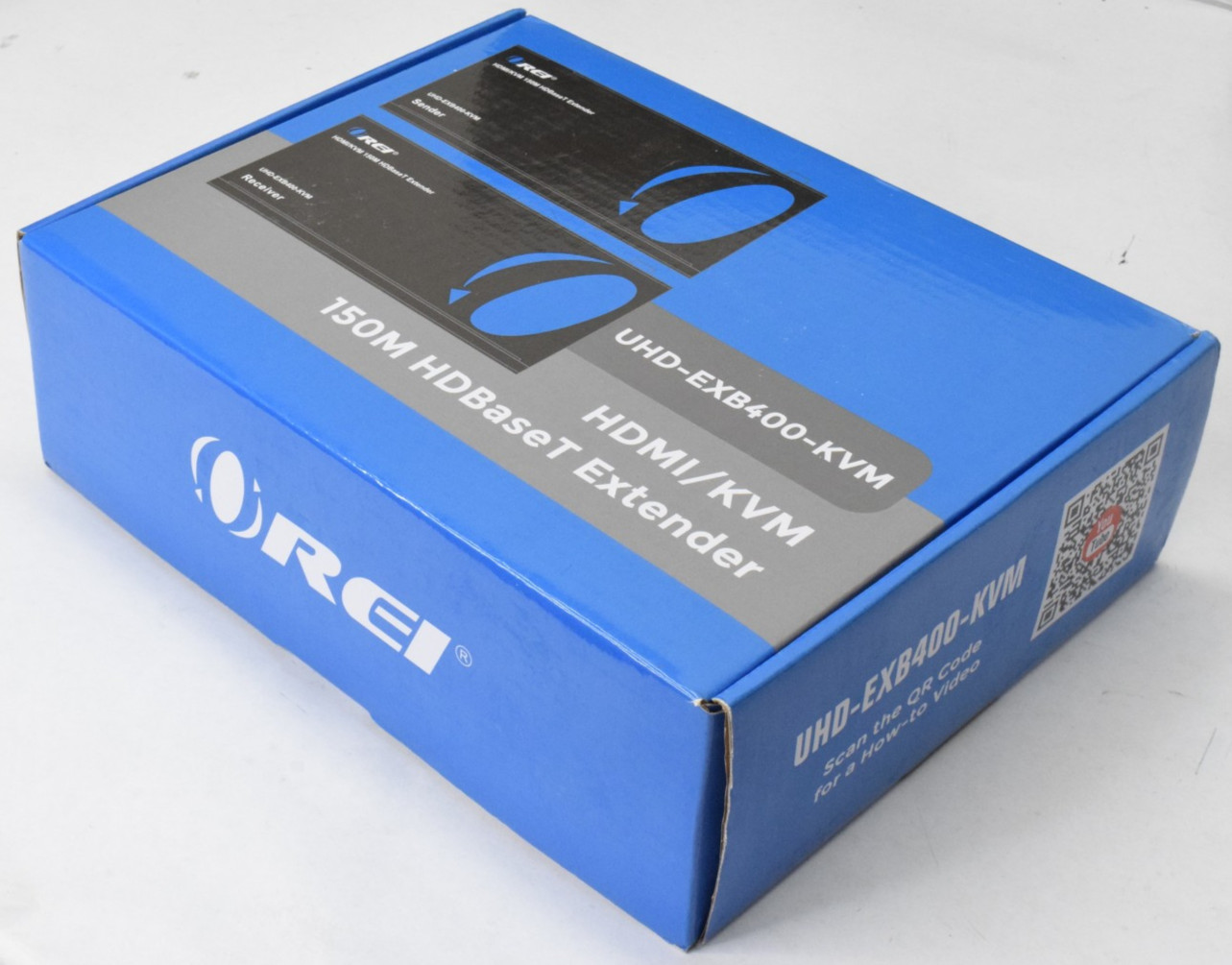 OREI HDMI KVM 4k 150M HDBaseT Extender 400ft Over Cat6 UHD-EXB400-KVM