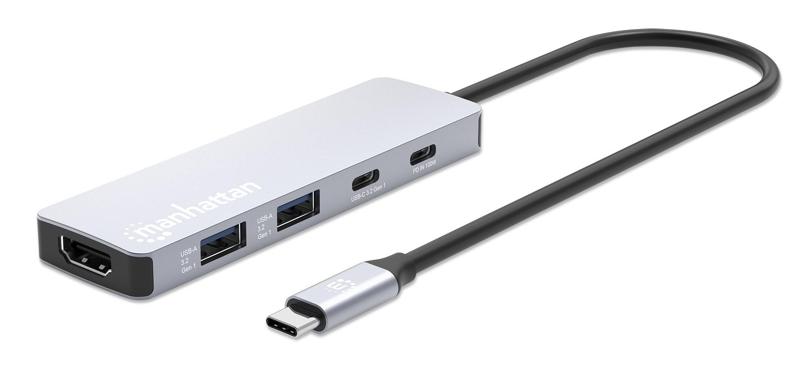 Manhattan Products 190411 5-in-1 USB-C PD HDMI 4K Dock
