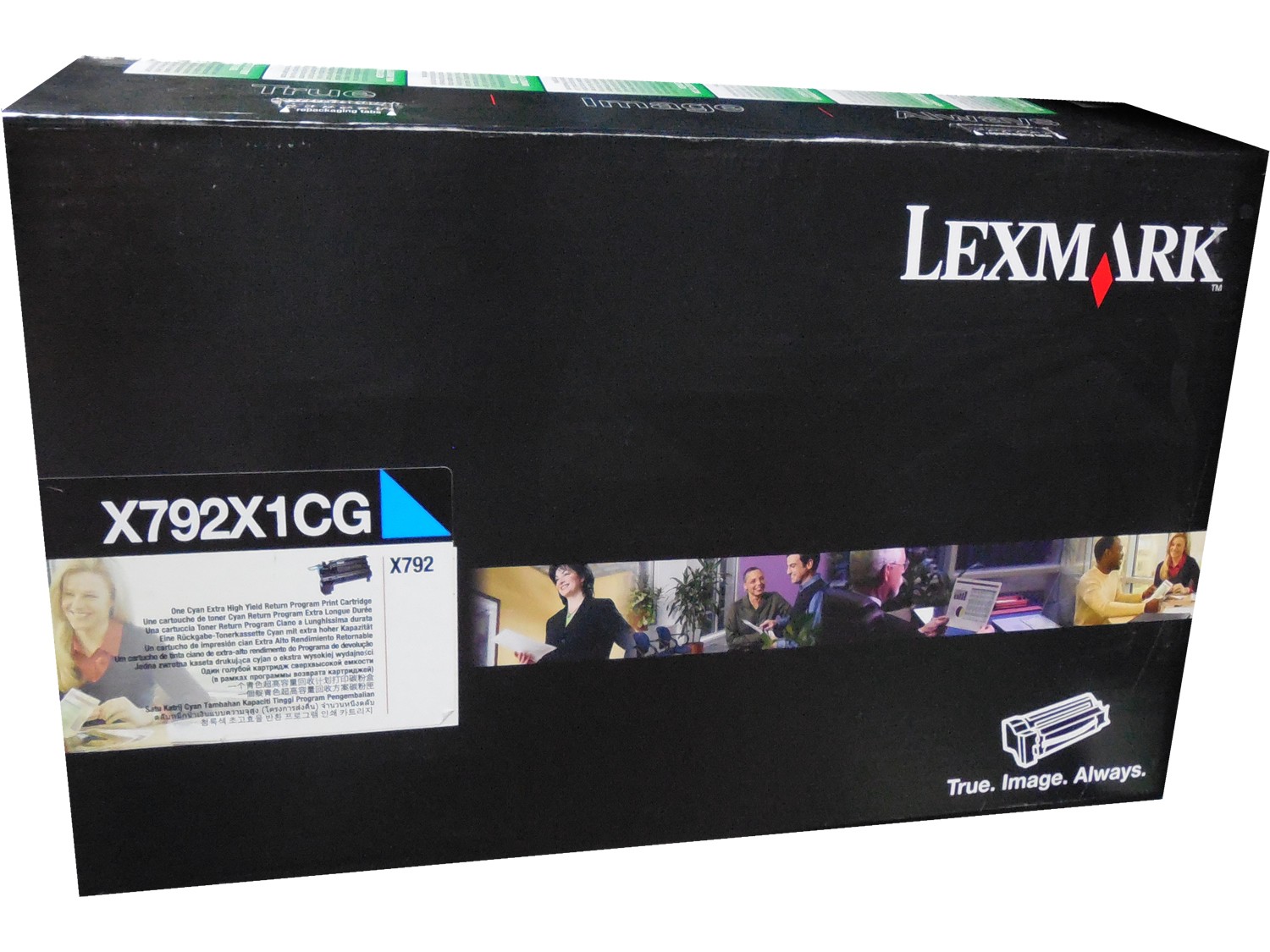 Lexmark X792X1CG Cyan Extra High Yield Toner 20k X792 Genuine OEM Retail Box