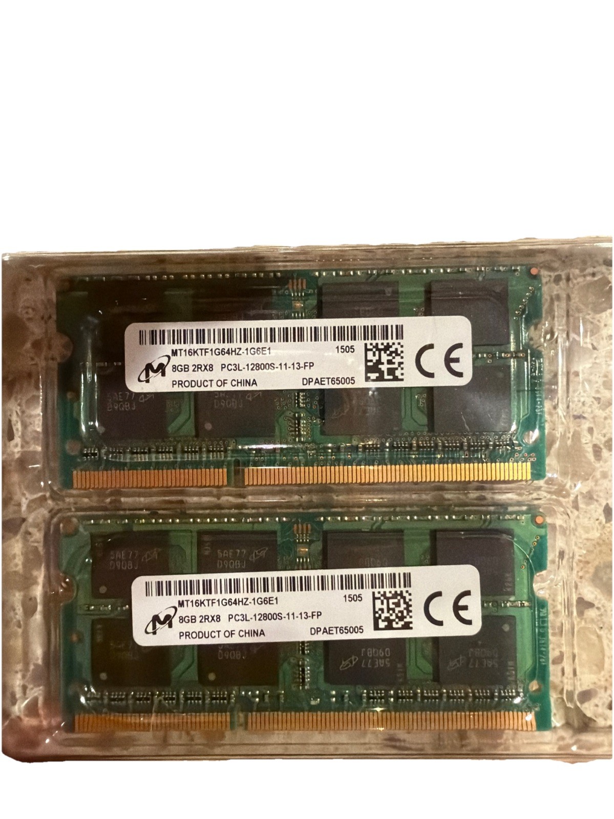 Micron 16GB 2x8GB PC3-12800 (DDR3 SDRAM) Memory (MT16KTF1G64HZ-1G6E1)