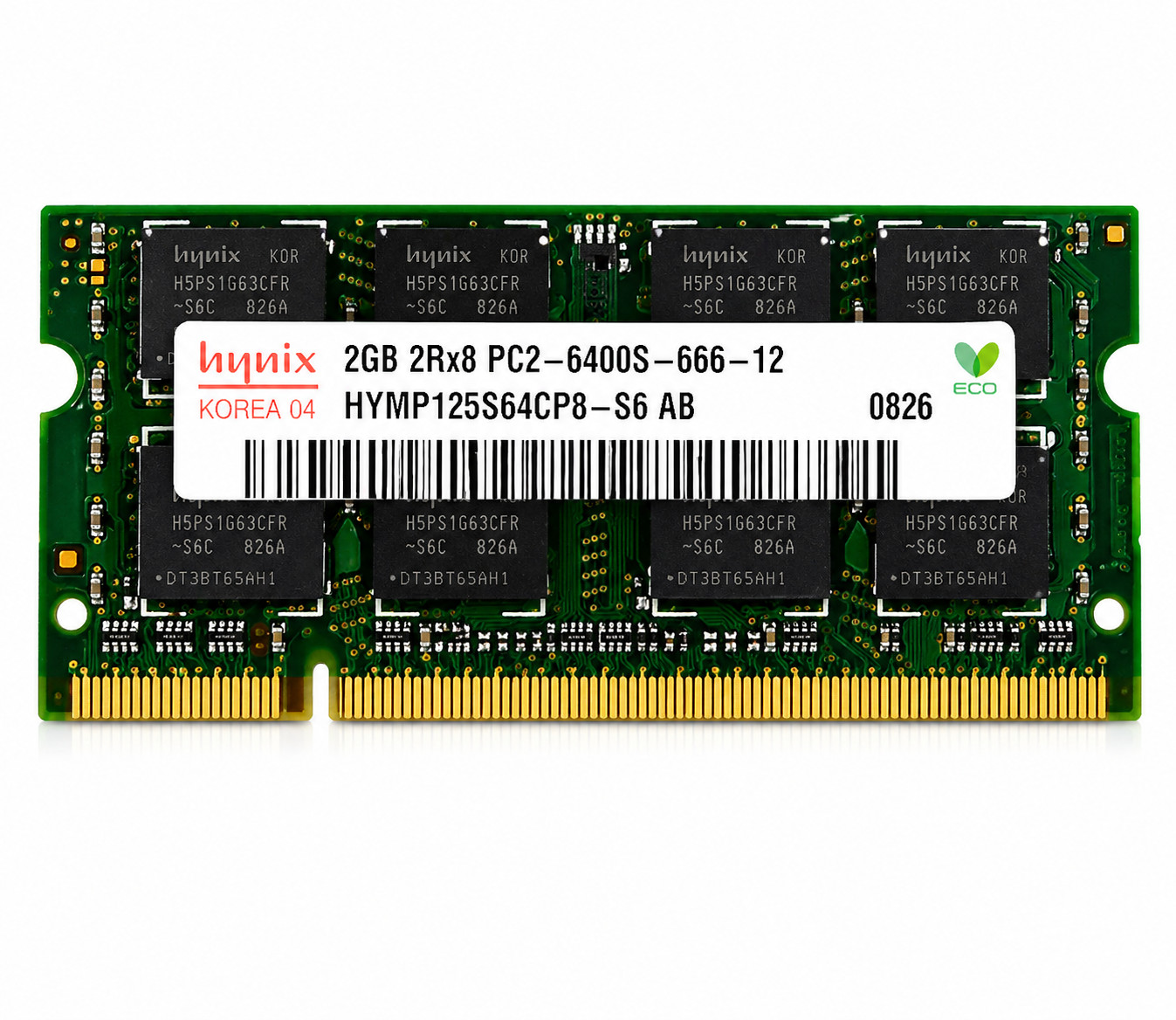 Hynix 2GB DDR2 PC2-6400S 800MHz 200-Pin SO-DIMM Laptop RAM HYMP125S64CP6