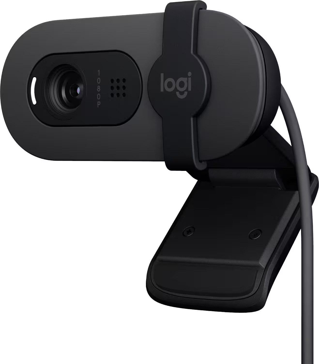 Logitech - Brio 100 1080p Full HD Webcam for Meetings and Streaming - Graphite