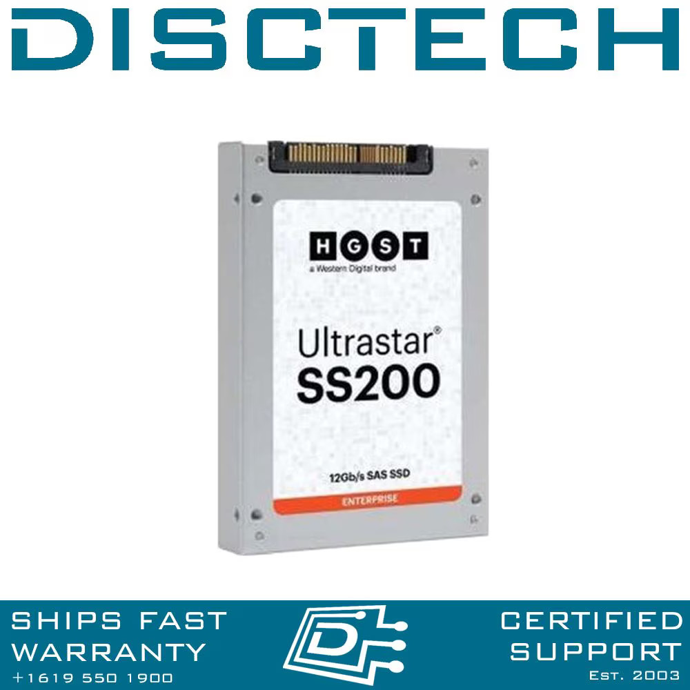 HGST / Hitachi 0TS1377 / SDLL1DLR-400G-CDA1 400GB 2.5" MLC Mixed Use SED SAS SSD