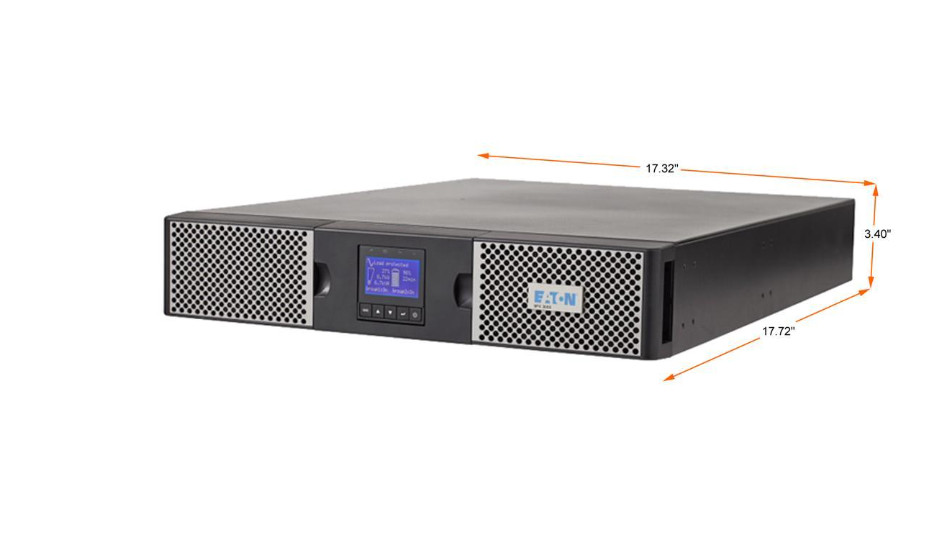 Eaton 9PX 9PX1500RTN-L Lithium ion UPS, 2U, 1500 VA, 1350 W, 5-15P Input, Output