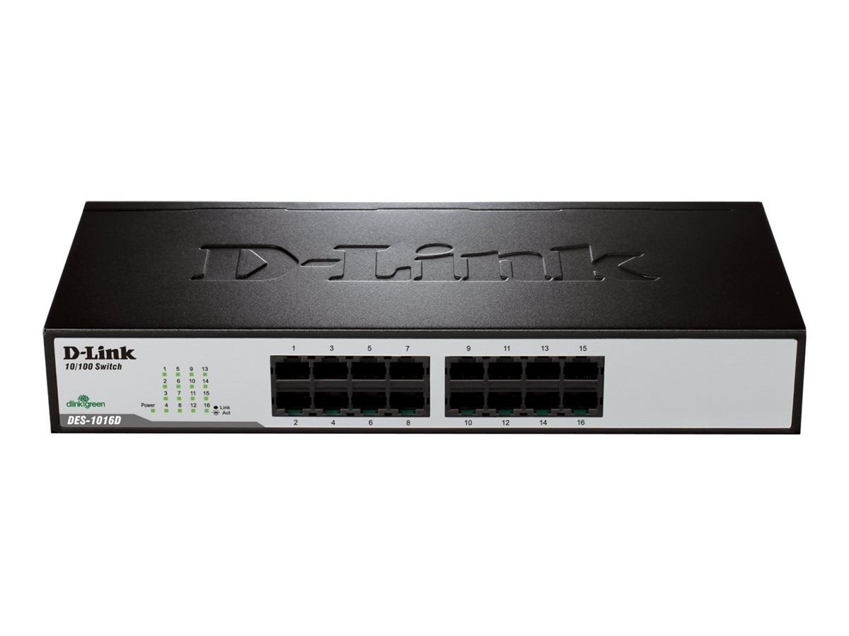 D-Link DES-1016D/E Switch II price incl VAT 3 yr warranty* B2B