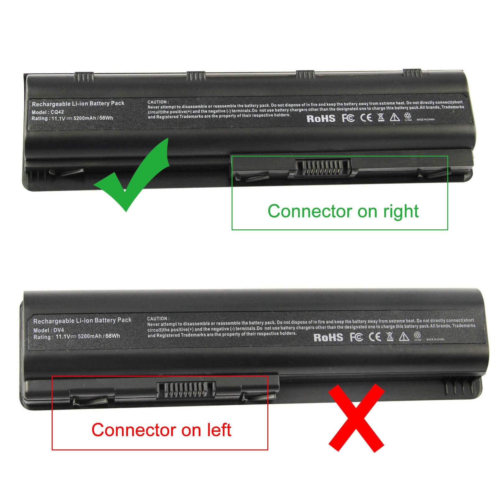 6/9/12 Cell Battery 593553-001 For HP CQ42 MU09 Pavilion dm4-1065dx dv7-6000