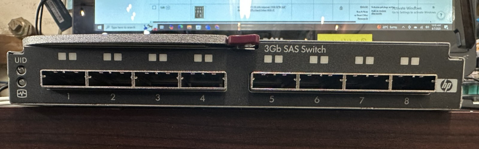 HP 451789-001 Storageworks 8 Port 3GB SAS Blade Switch 491684-001 AJ864A