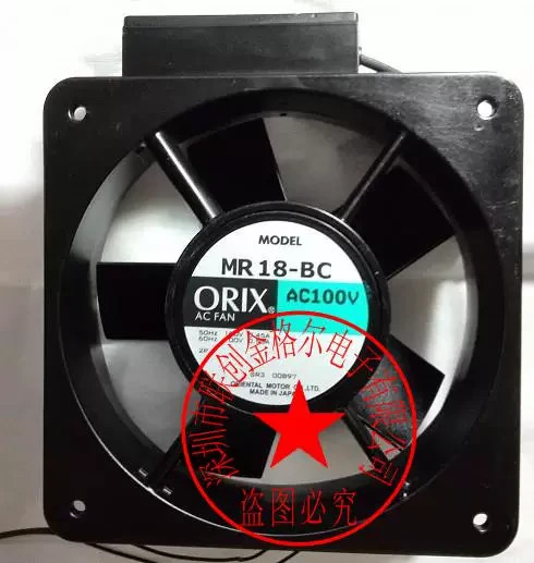 1PCS ORIX MR18-BC MR18-AC 100V  18065MM Sanken Inverter Fan