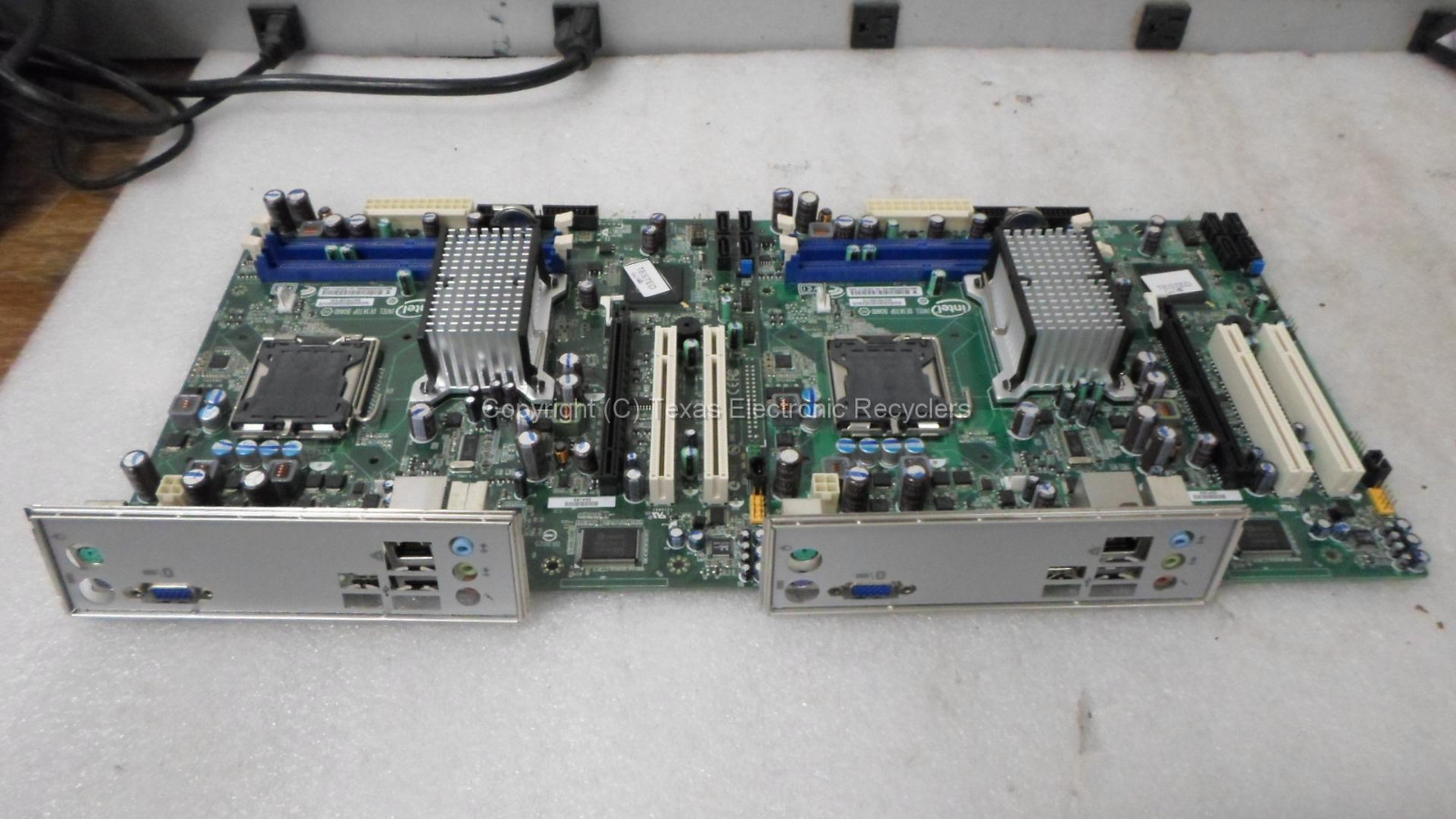 LOT OF 2 - Intel DG41RQ E54511-205 Motherboard w/ I/O Shield