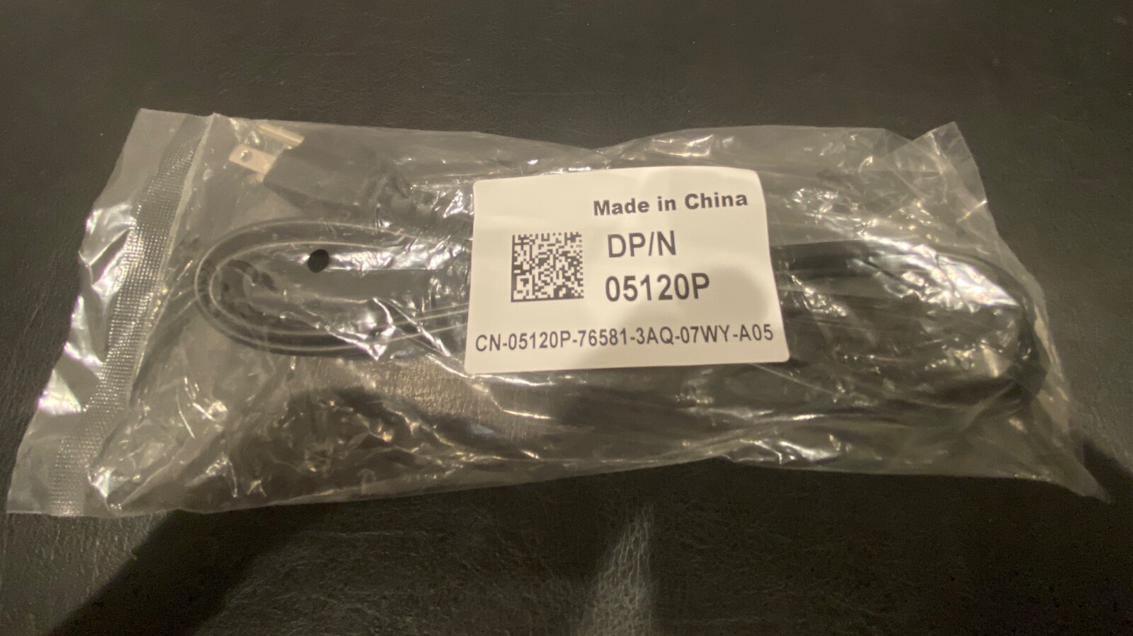 Dell Power Cord 05120P 3 Prong 10 Amp 125 Volt 6Ft FoxConn FM-008 E301899