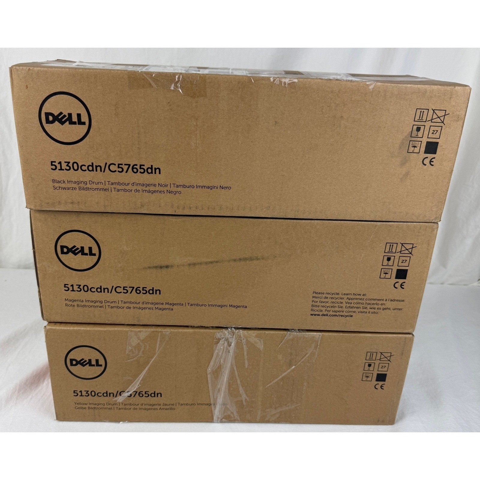 Dell 5130cdn C5765dn Imaging Drum Set Black Magenta Yellow P623N T229N X951N OEM