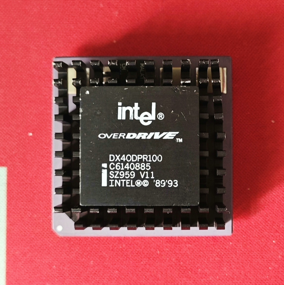 Intel Overdrive DX4ODPR100 Intel Ceramic Old CPU