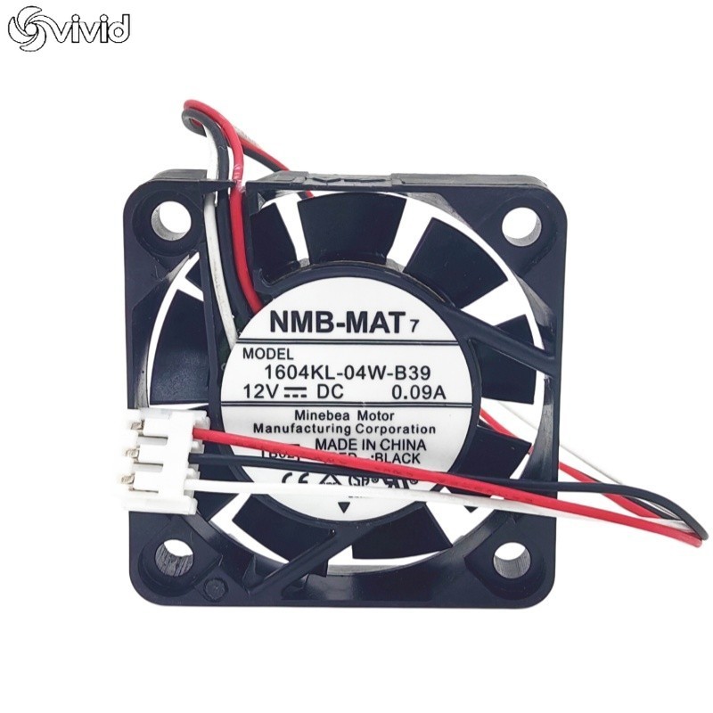 NMB-MAT 1604KL-04W-B39 4010 12V 0.09A 4cm Yaskawa Servo Drive Fan NEW