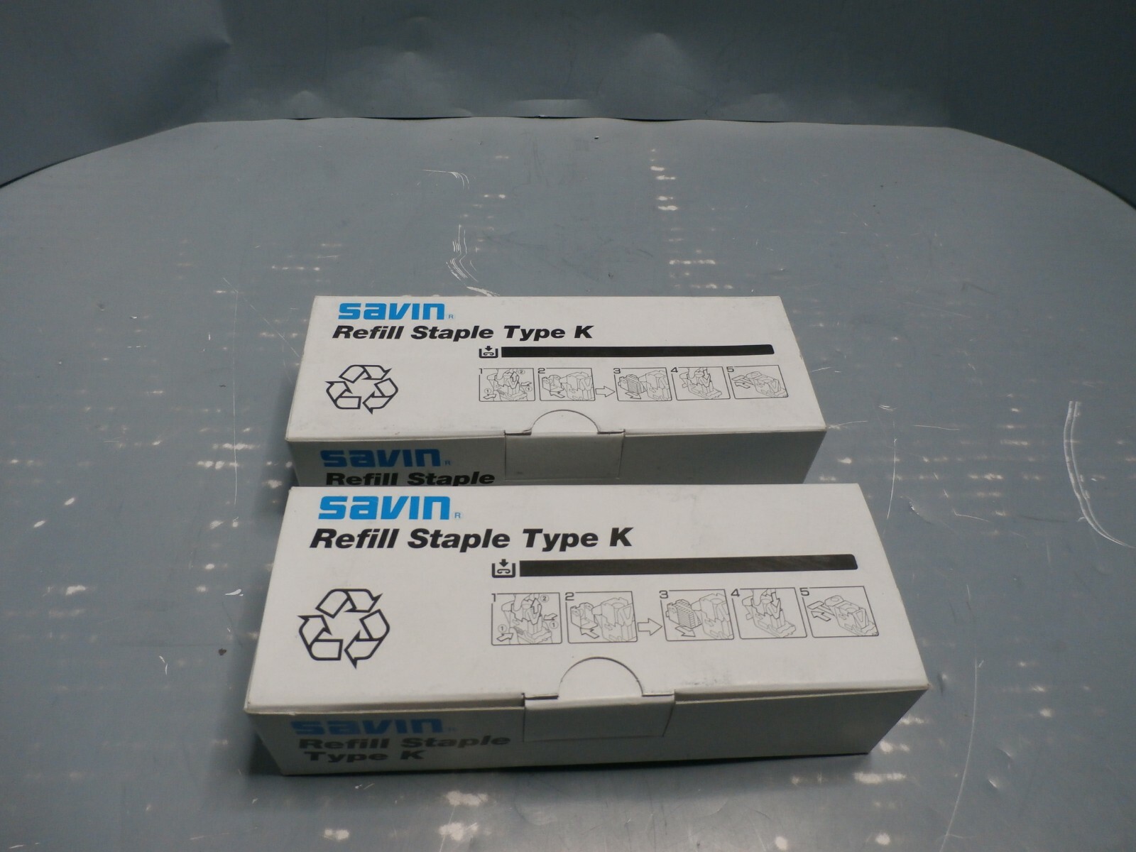 New 2Pack GENUINE SAVIN RICOH STAPLE TYPE K 410804 410802 9859 9858 (502R-SA) I1