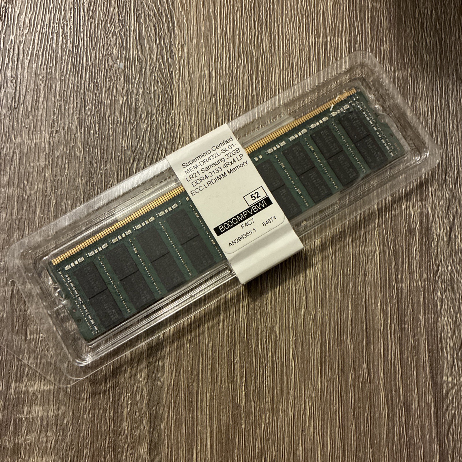 Supermicro Samsung 32GB DDR4-2133 ECC LRDIMM 4Rx4 MEM-DR432L-SL01-LR21 NEW