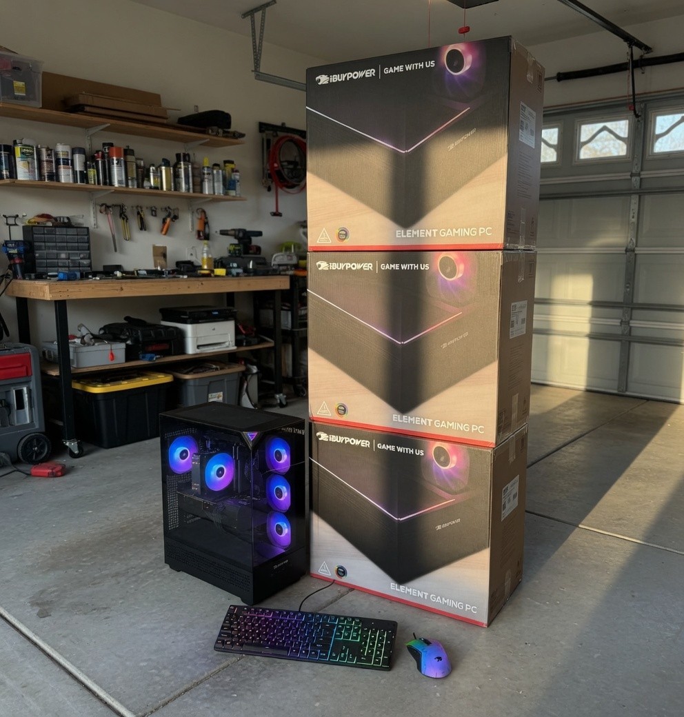iBUYPOWER Element EBI7N56T02 Gaming Desktop Computer