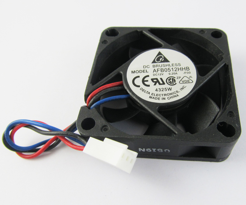 1pc DELTA AFB0512HHB 12V DC Brushless CPU Fan 5050xx15mm 50mm 5015 3wire dc fan